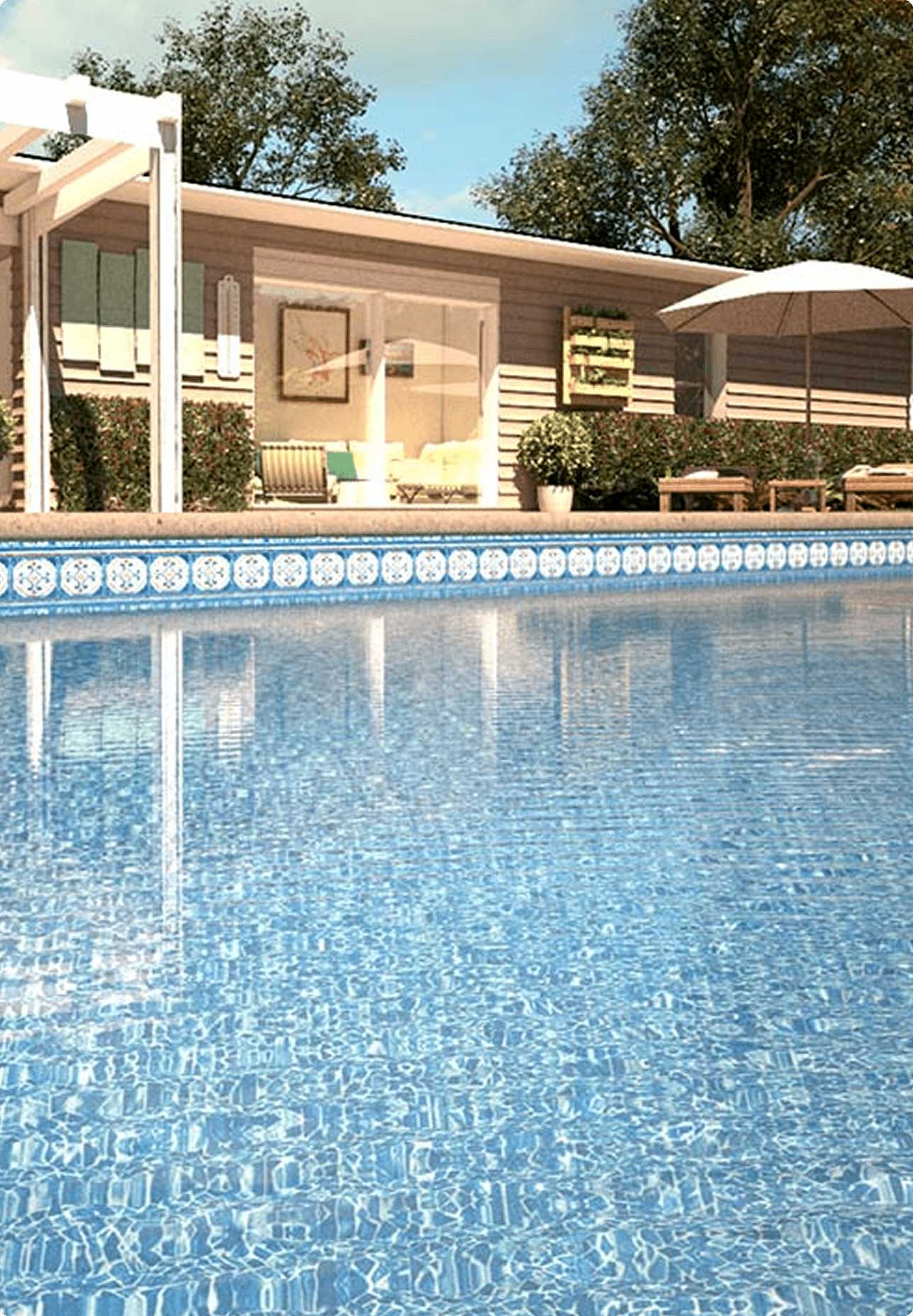 Elevate your pool’s aesthetic with custom tile
