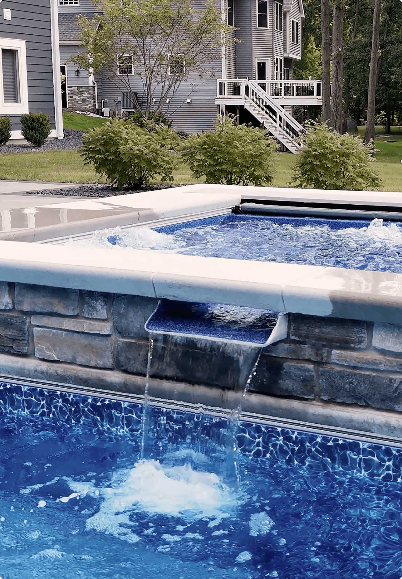 Water features make your pool more enjoyable