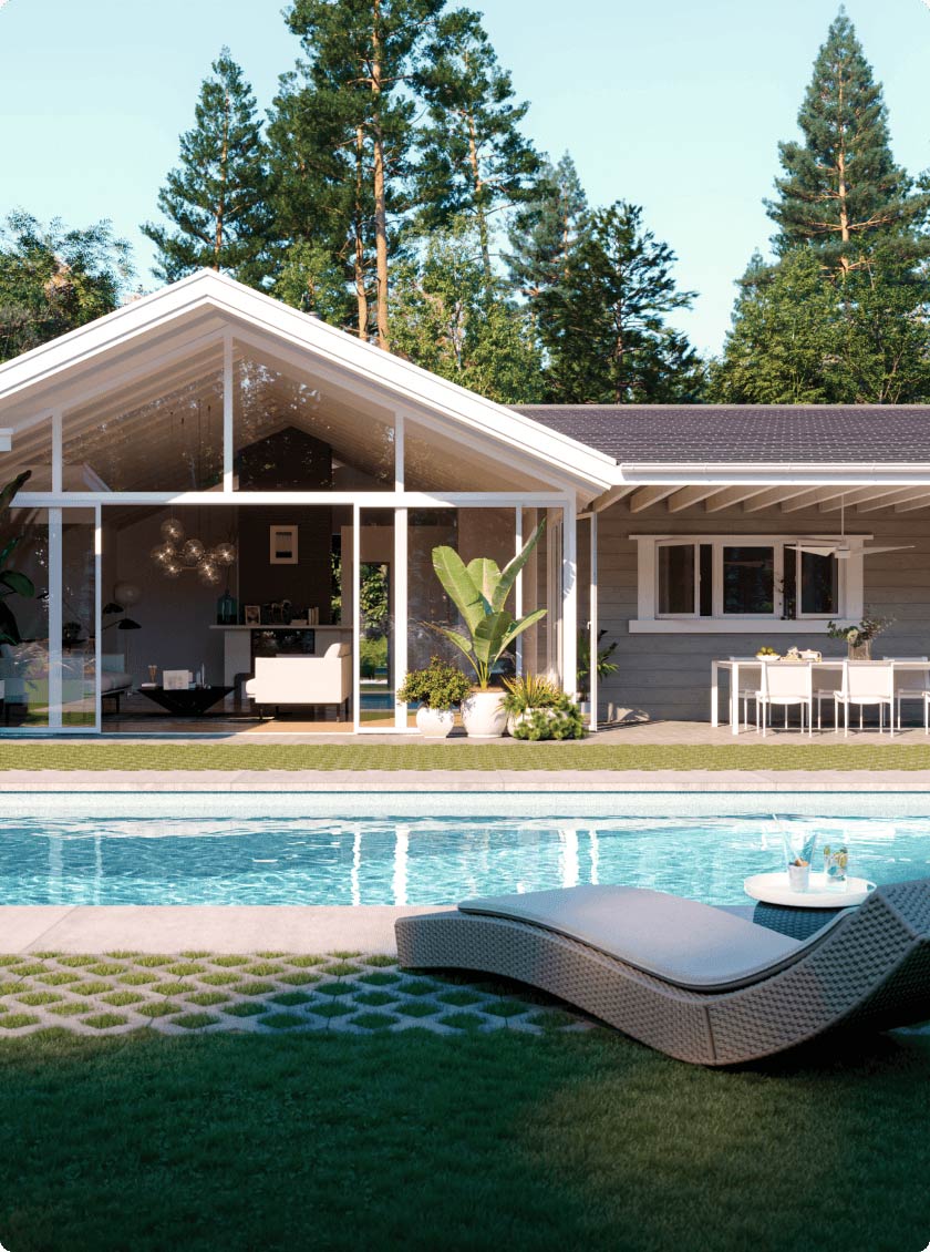 Vinyl liners non-porous surface resists algae