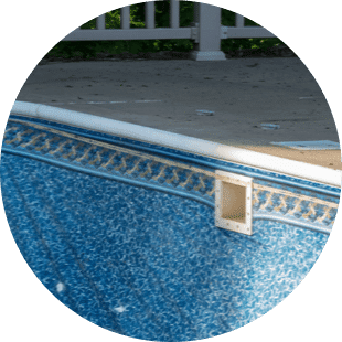 vinyl liner falling out of the bead into pool